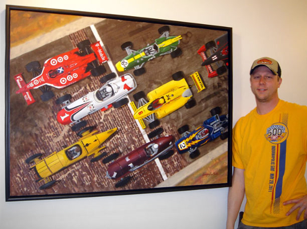 Indy500CoverPaintingBEALL